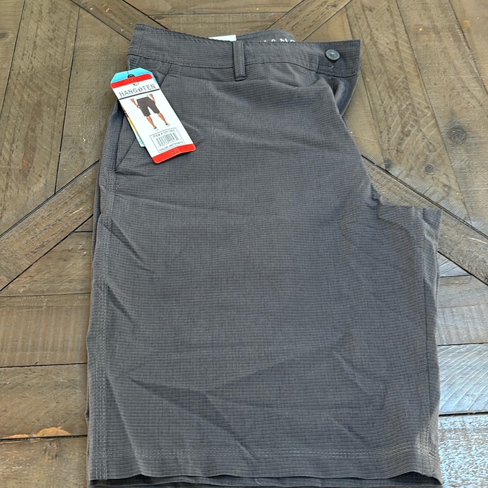 Hang 10 hybrid board short size 34, gray